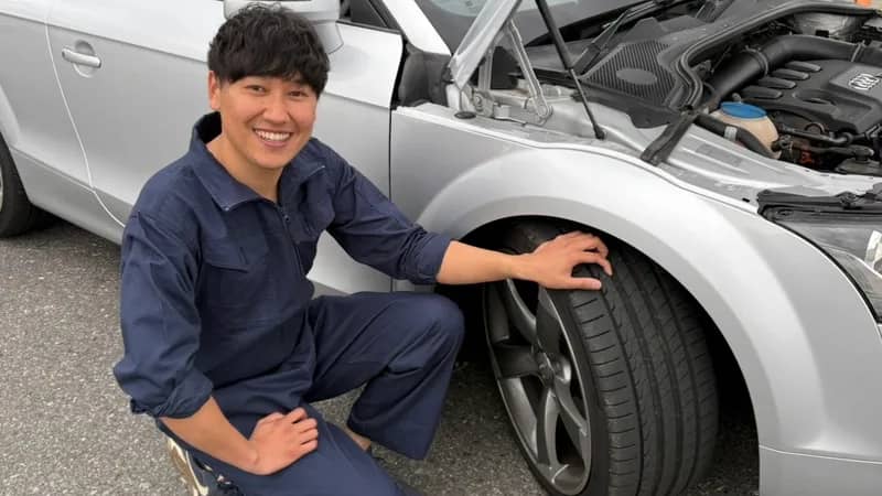 リガーレの出張整備の様子